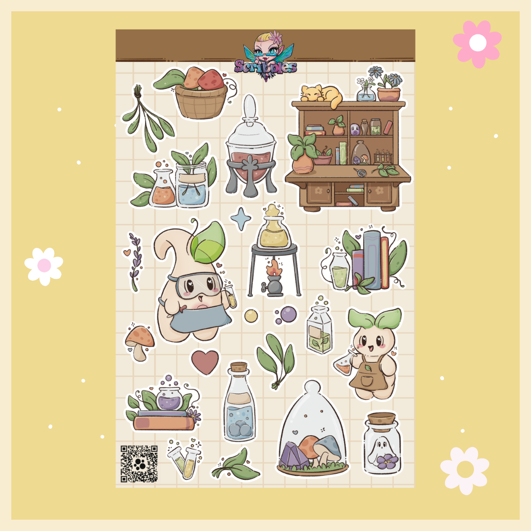 Apothecary 2 Sticker Sheet Kit