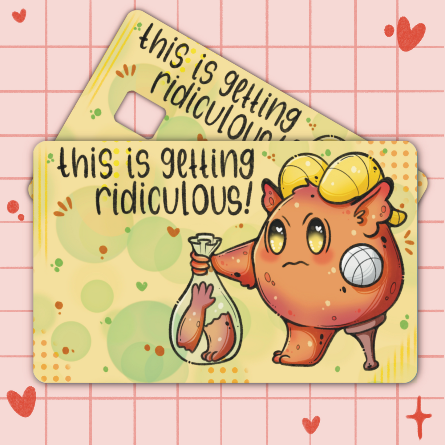 This is Getting Ridiculous Credit Card Cover Sticker