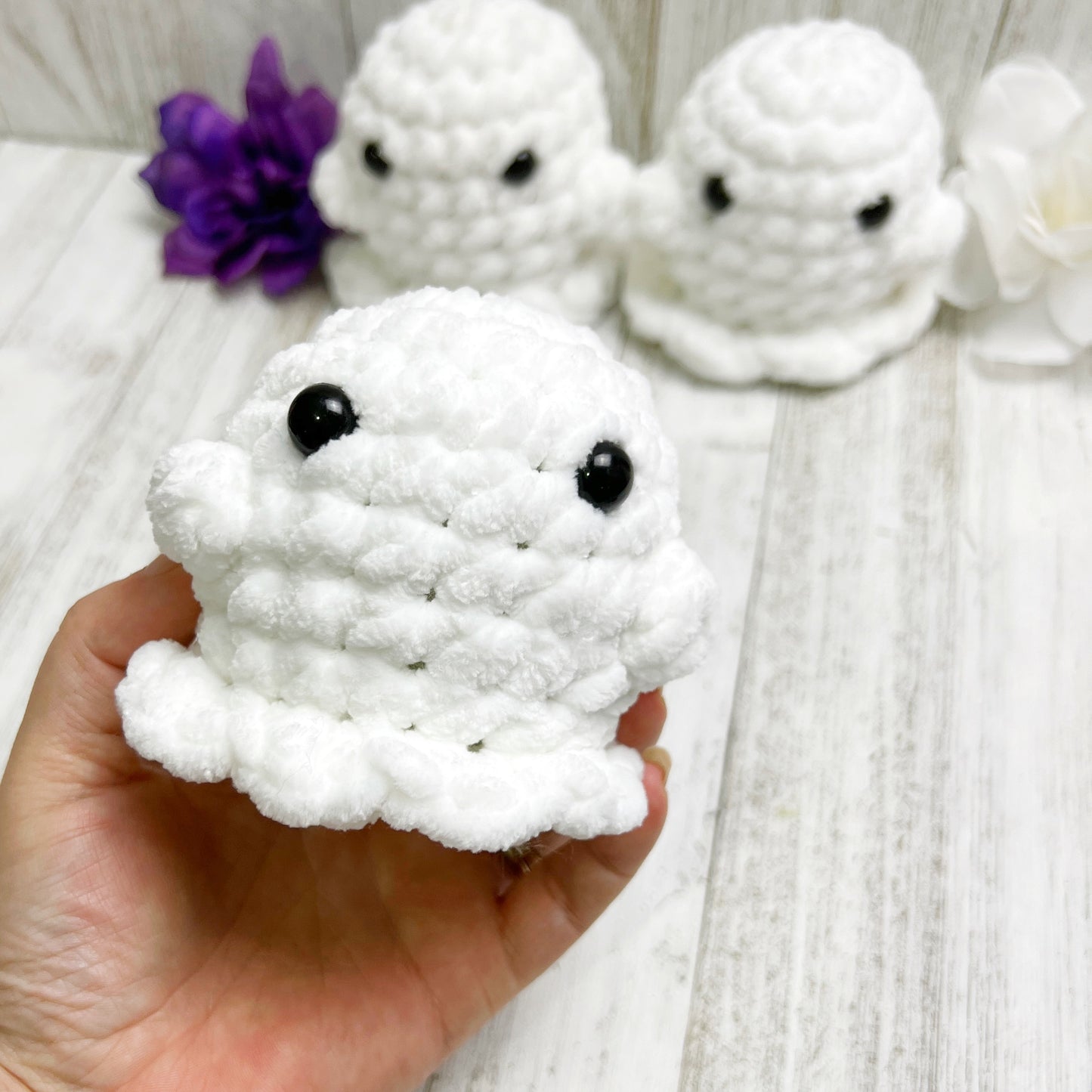 No Sew Ghost Amigurumi Plush Pattern PDF