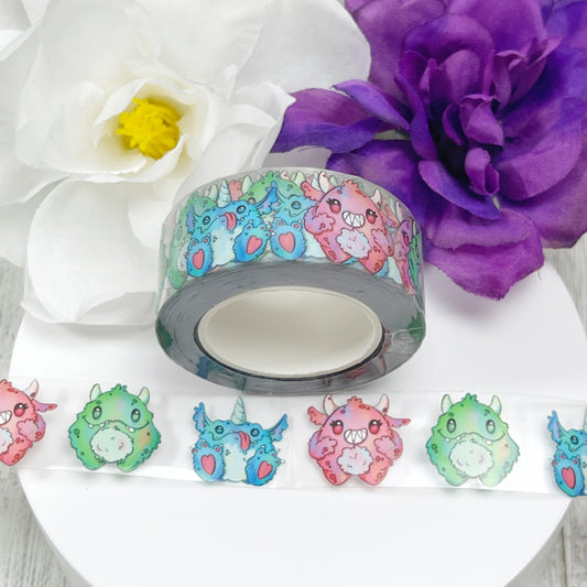 Monsters Clear Washi Tape
