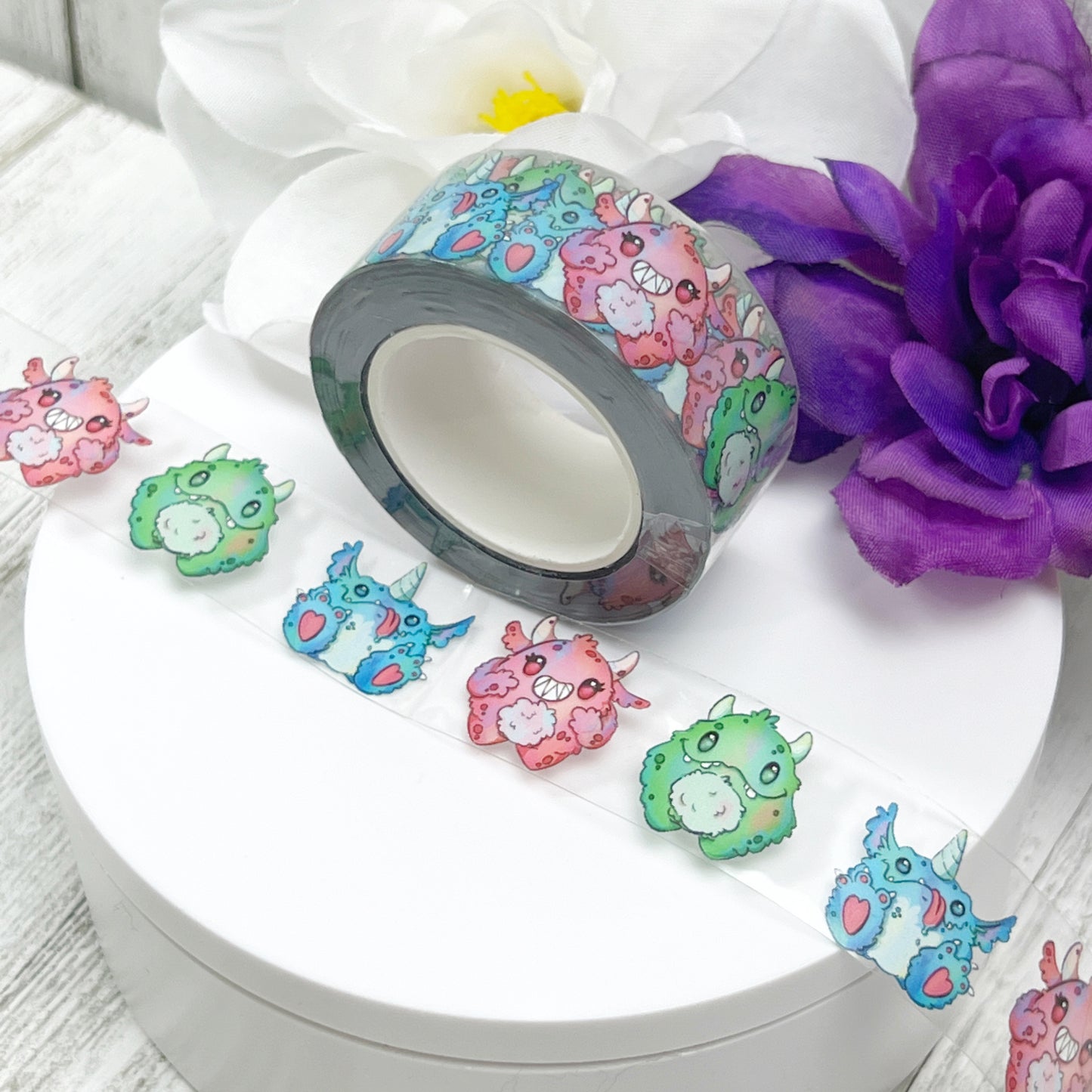 Monsters Clear Washi Tape