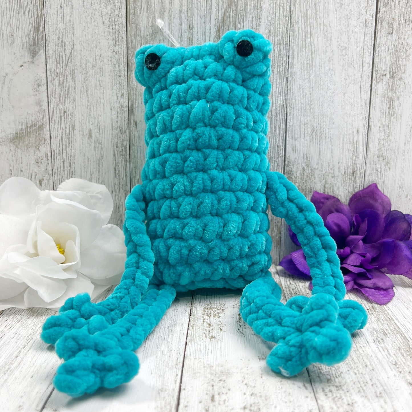 Leggy Frog Teal Plush | Ready to Ship