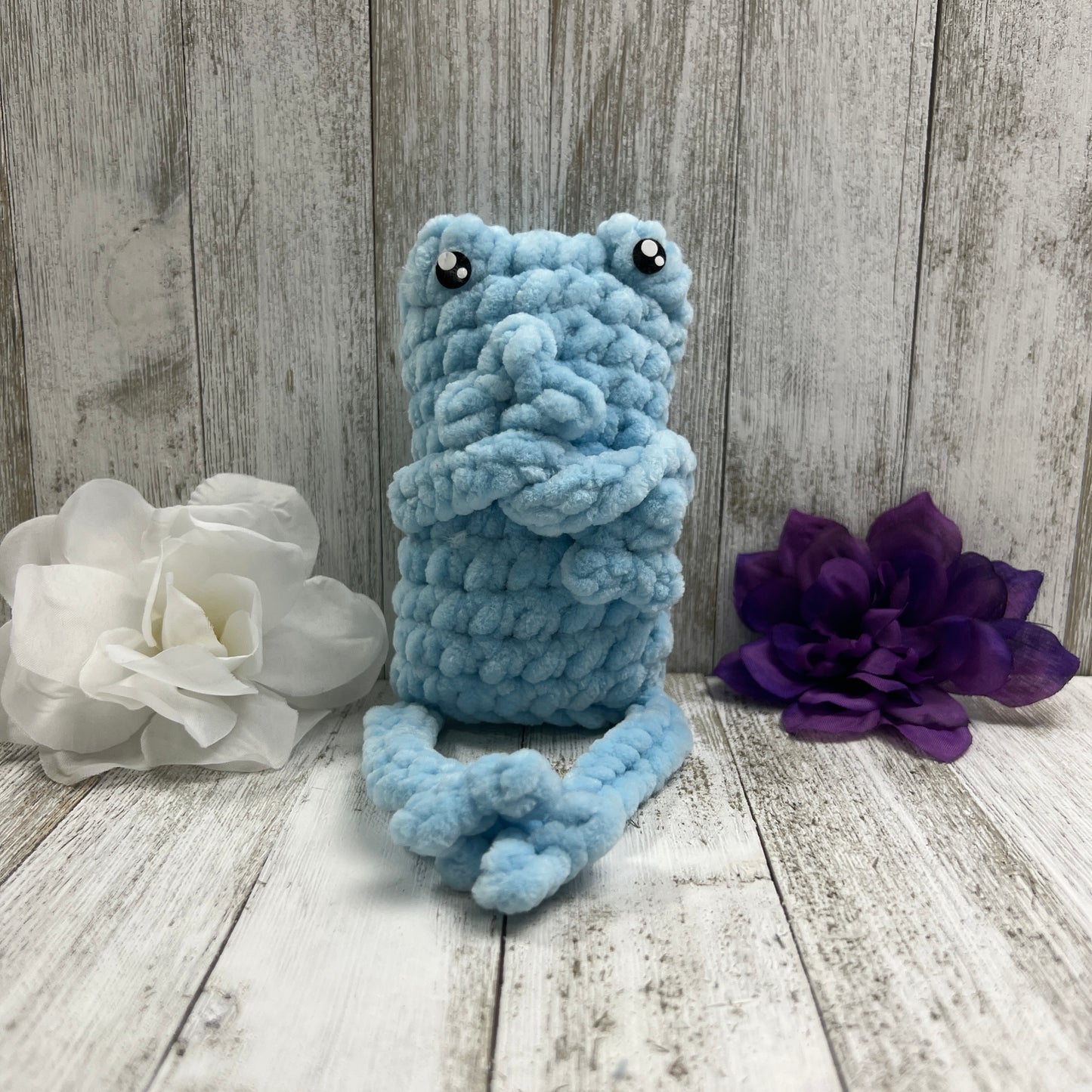 Blue Leggy Frog Plush | Ready to Ship