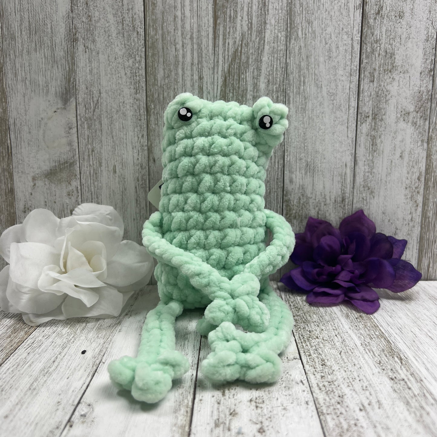 Green Leggy Frog Plush | Ready to Ship