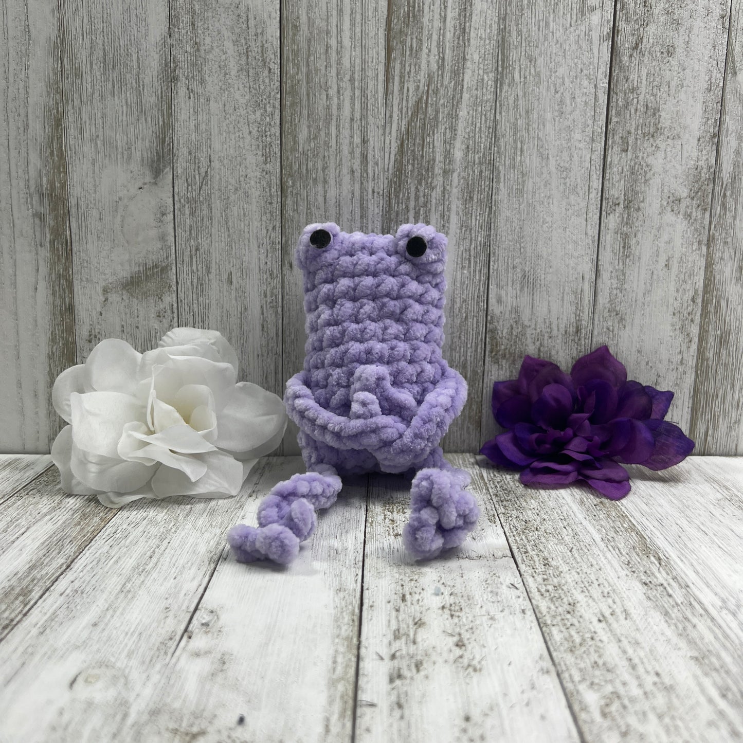 Purple Leggy Frog Plush | Ready to Ship