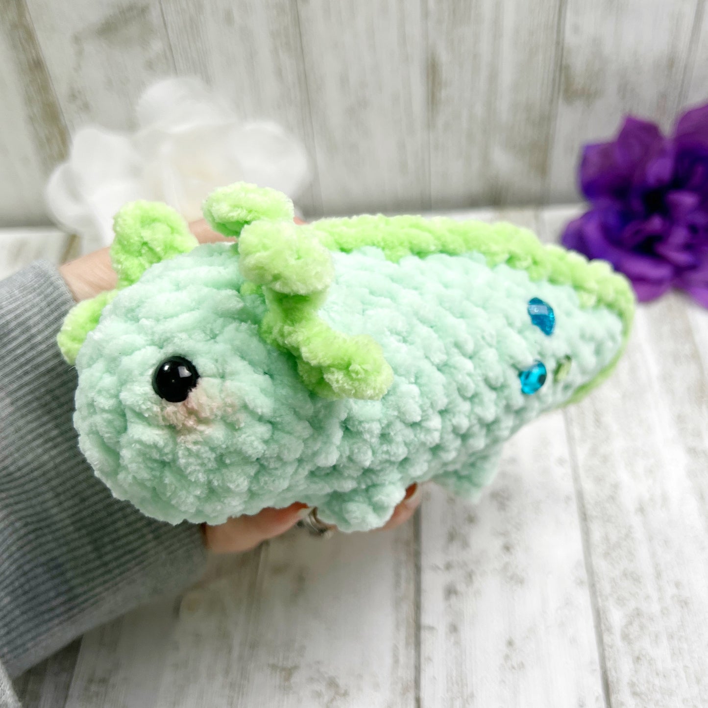No Sew Baby Axolotl Plush Pattern PDF