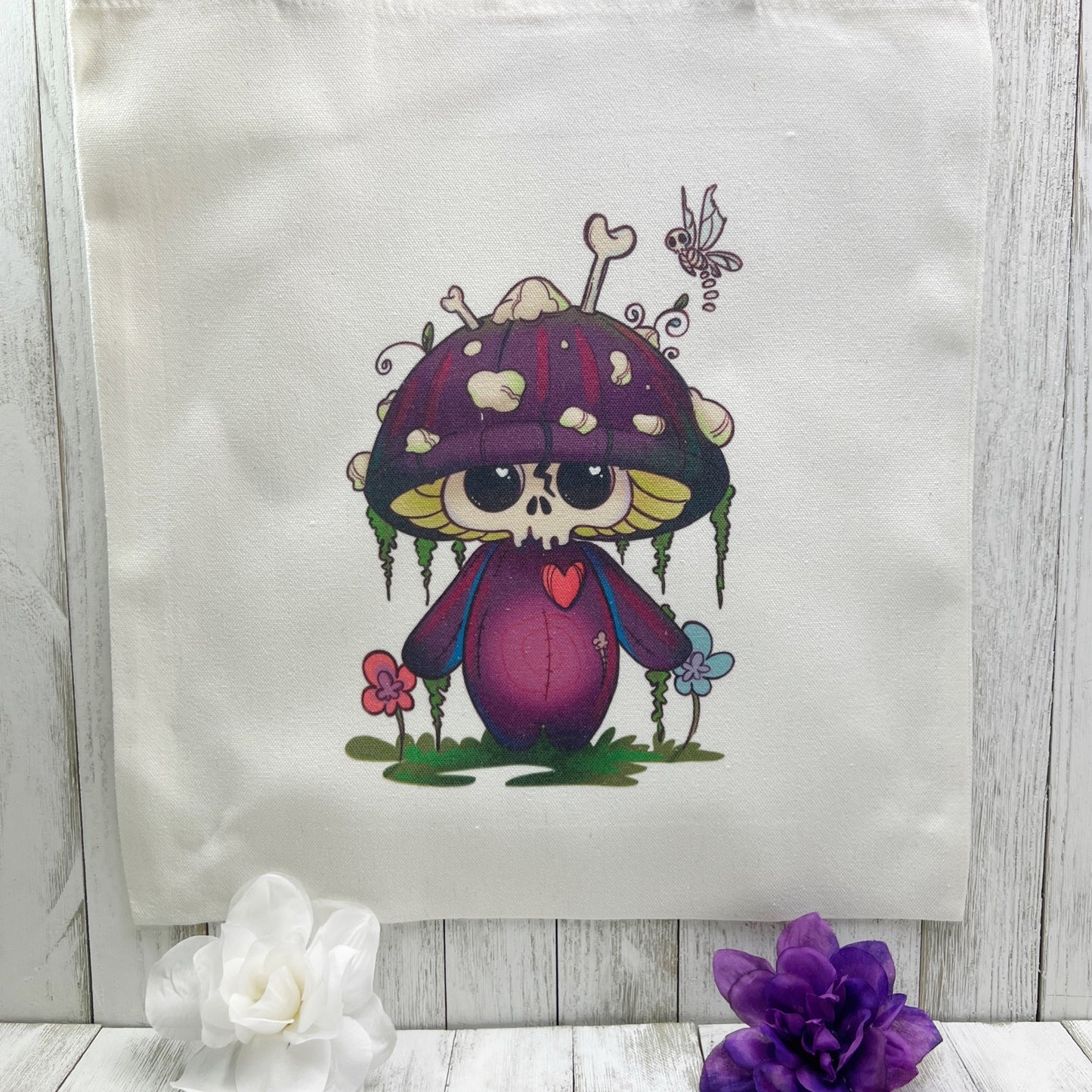 Skully Mushroom Tote