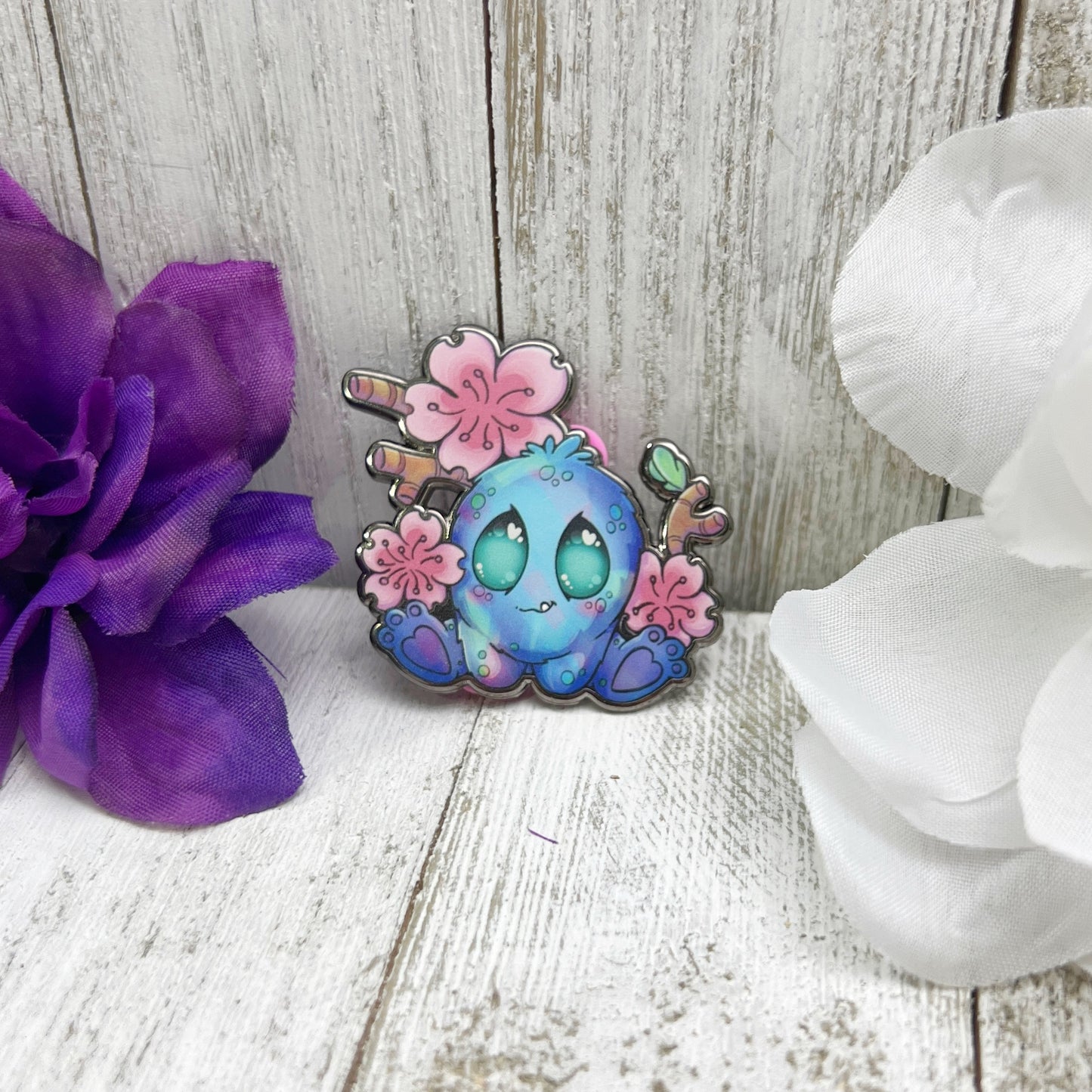 Sakura Monster Baby Enamel Pin