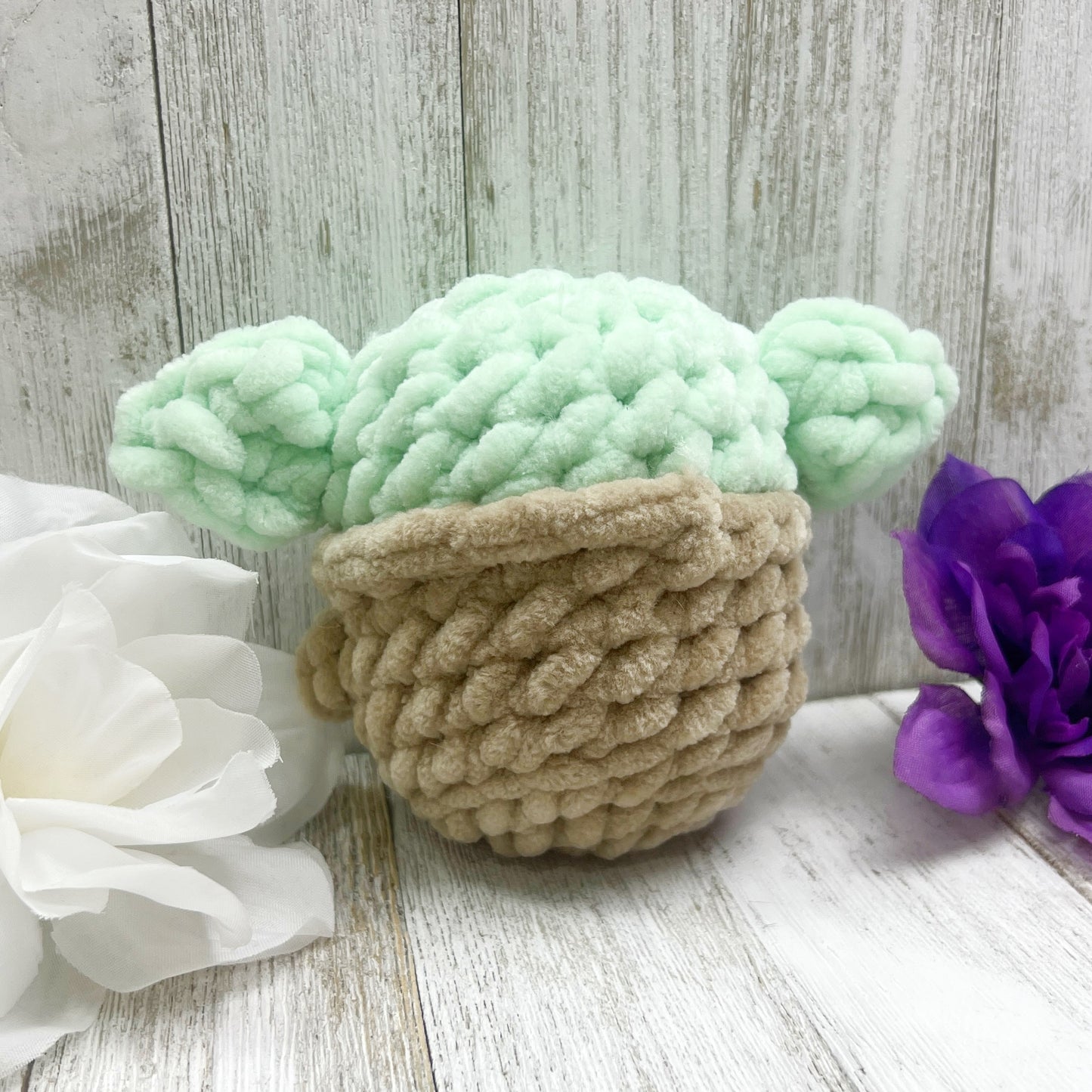 No Sew Baby Green Alien Yoda Plush Pattern PDF