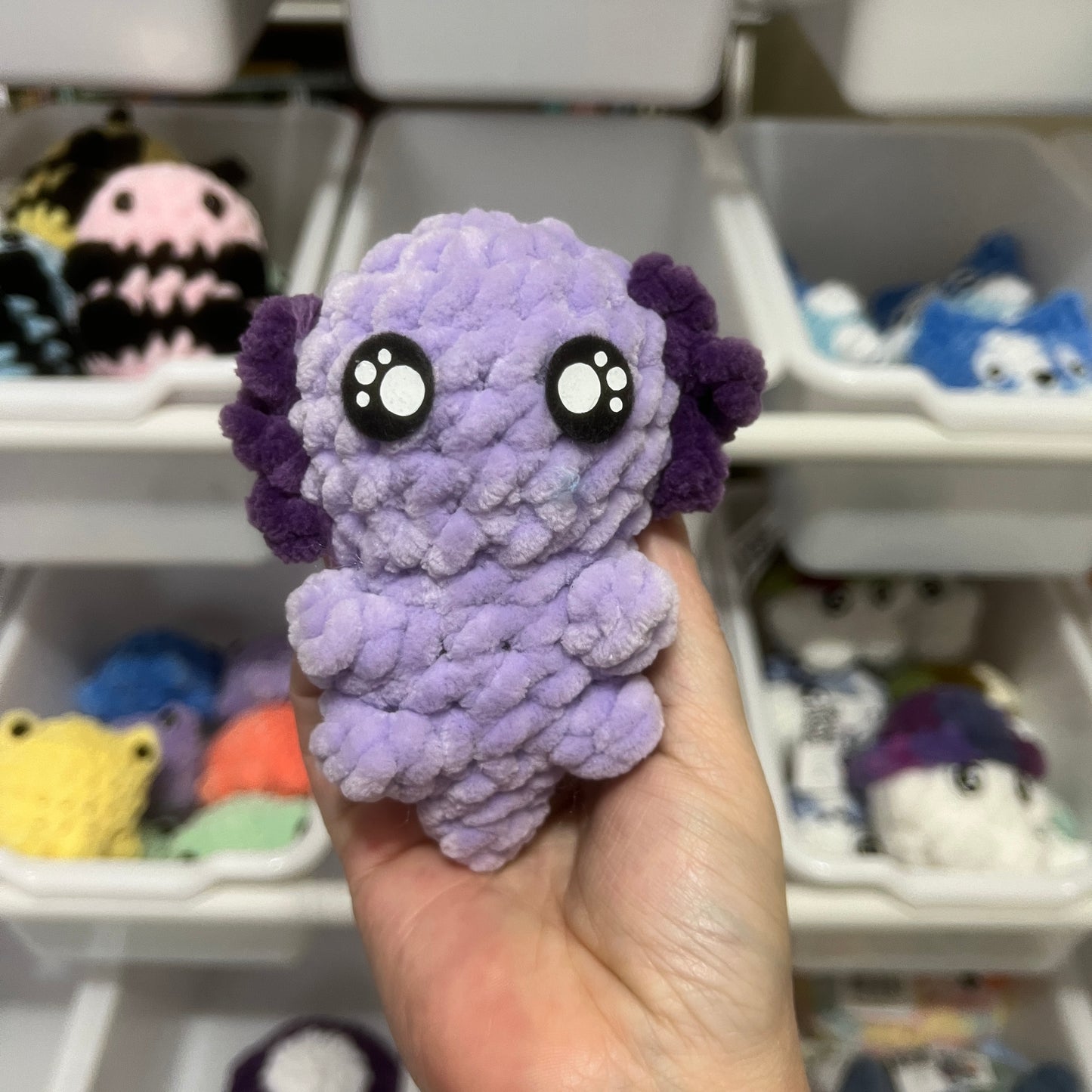 No Sew Mini Axolotl Plush Pattern PDF