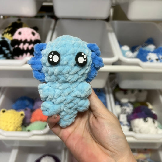 No Sew Mini Axolotl Plush Pattern PDF