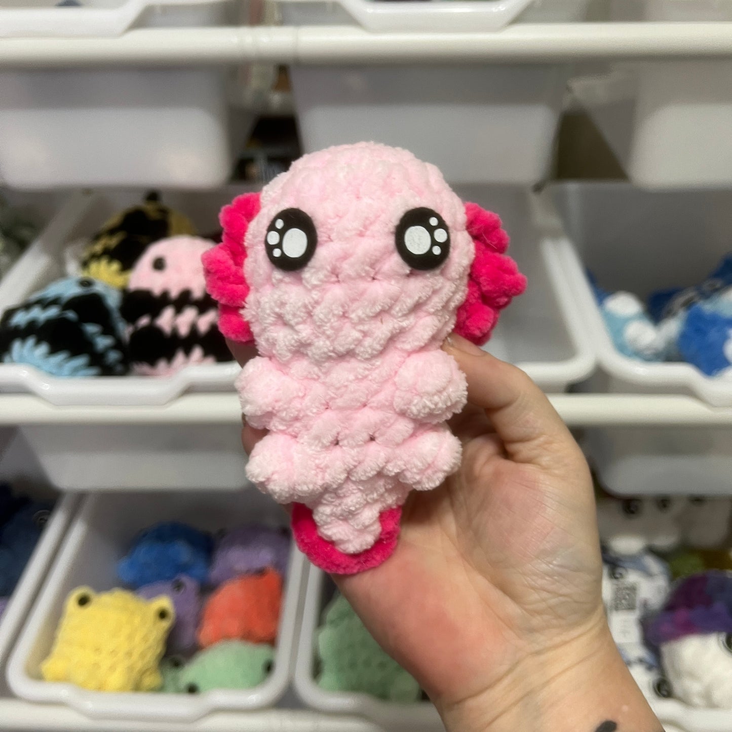 No Sew Mini Axolotl Plush Pattern PDF
