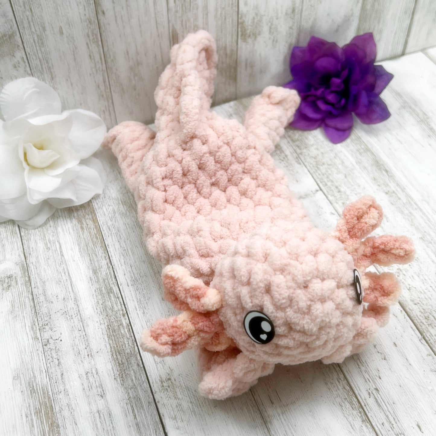 No Sew Mini Axolotl Snuggler Pattern PDF