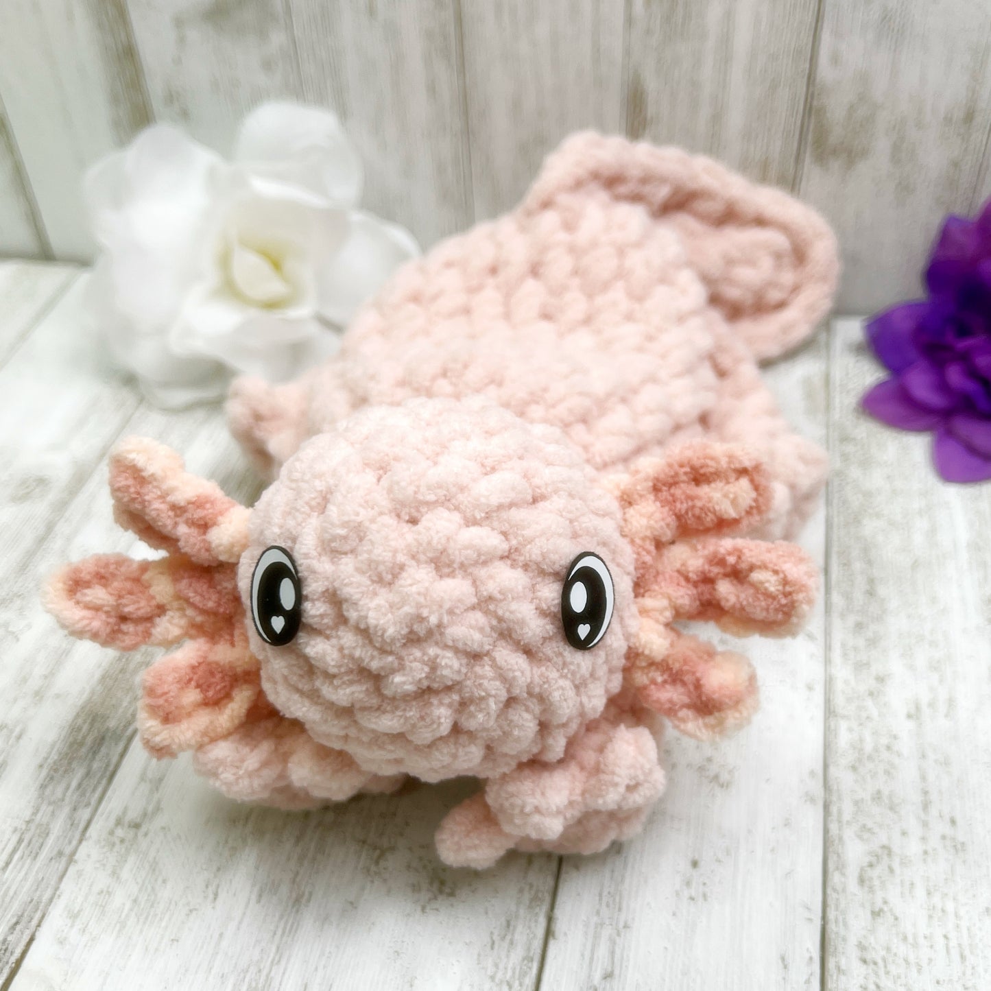 No Sew Mini Axolotl Snuggler Pattern PDF