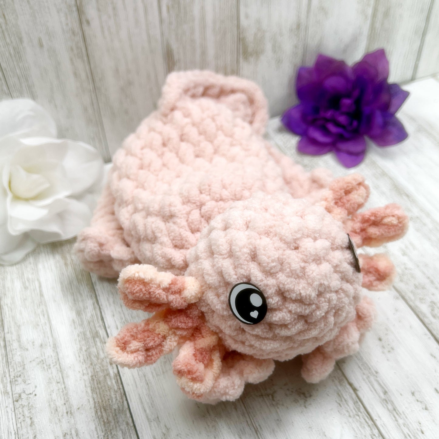 No Sew Mini Axolotl Snuggler Pattern PDF