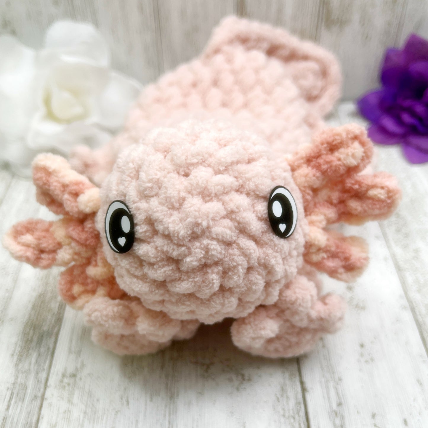 No Sew Mini Axolotl Snuggler Pattern PDF