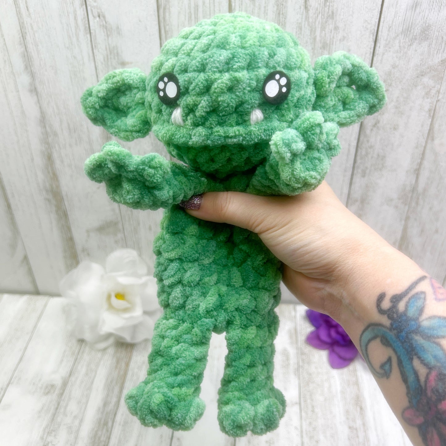 No Sew Mini Goblin Snuggler Pattern PDF