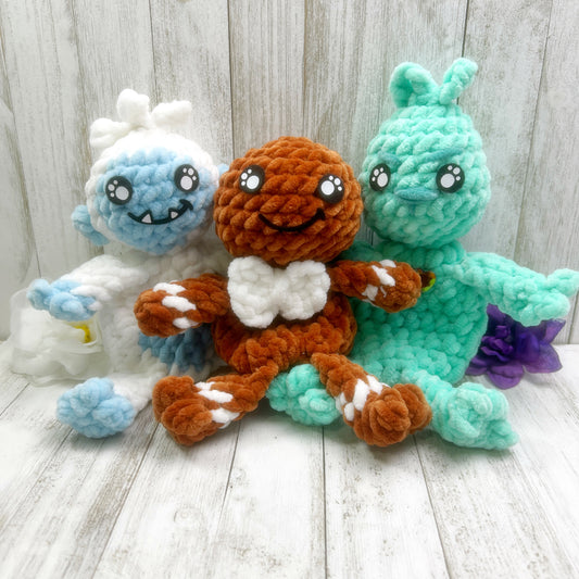 Winter Trio No Sew Mini Snugglers Pattern PDFs