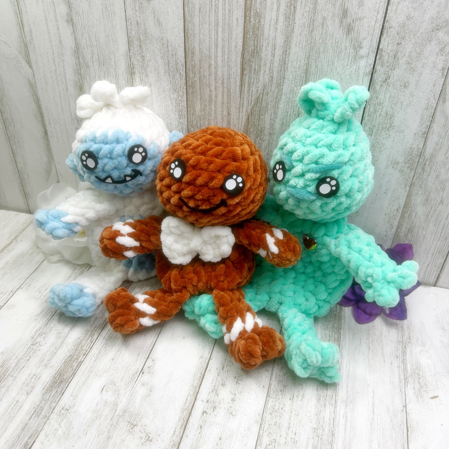 No Sew Mini Gingerbread Person Snuggler Pattern PDF