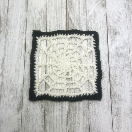 Spider Web Granny Square Crochet Pattern PDF
