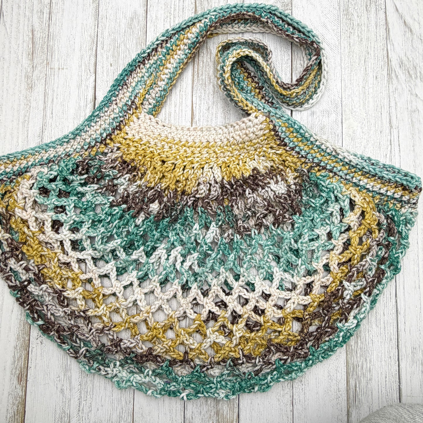 Mountain Pines Mesh Market Bag