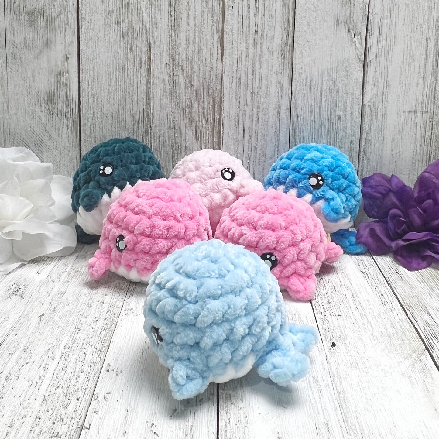 No Sew Worry Whale Amigurumi Plush Pattern PDF