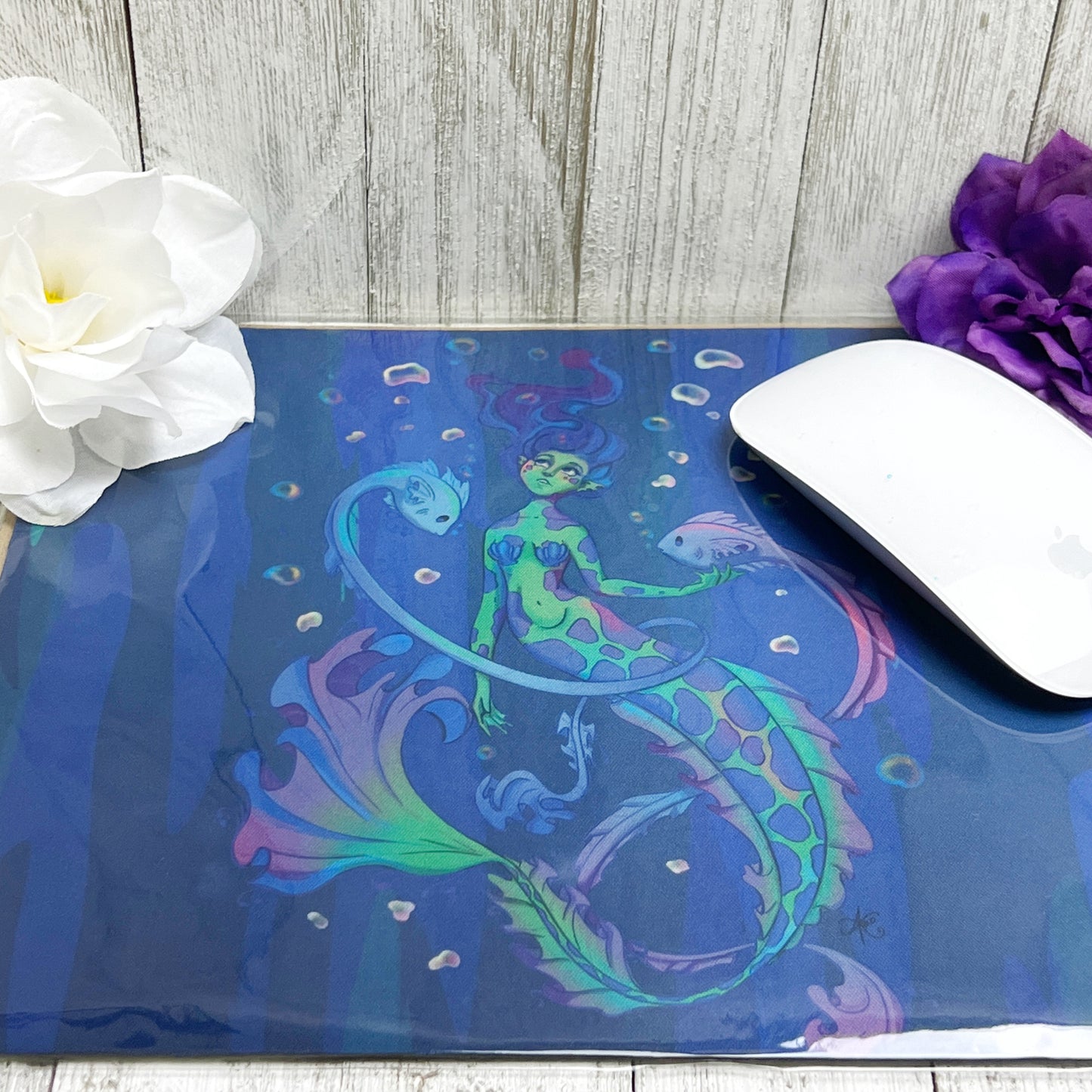 Twisted Mermaid Mouse Pad