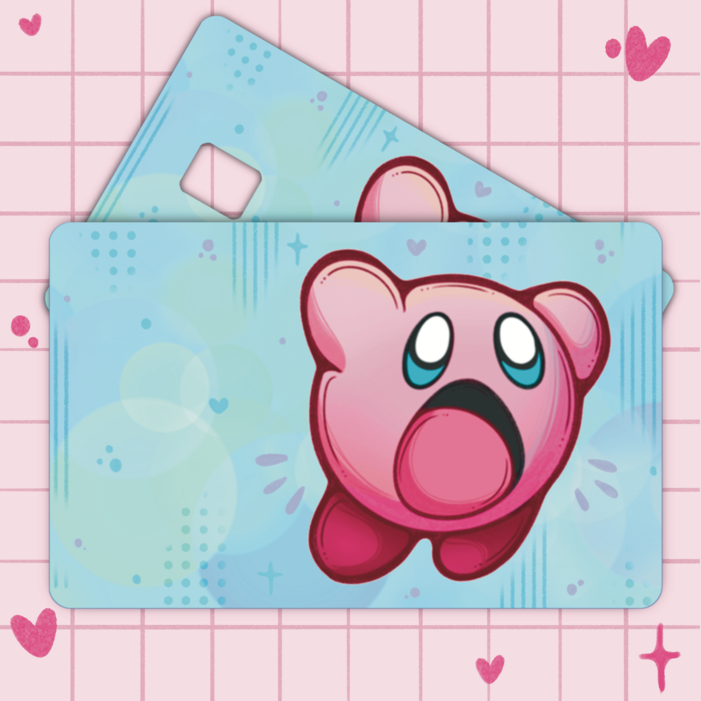 Kirby Credit Card Cover Sticker