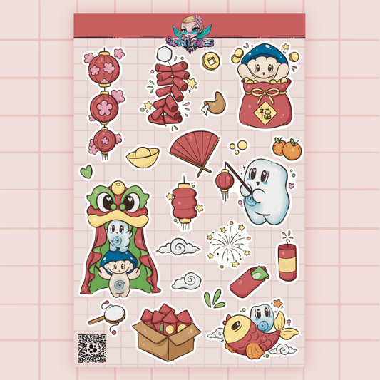 Lunar New Year Year of the Horse Sticker Sheet(s)