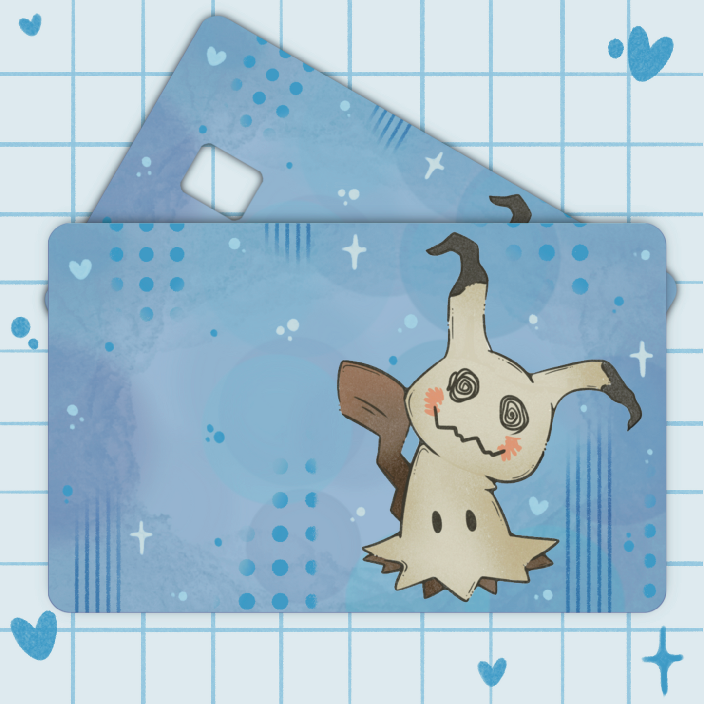 Mimikyu Credit Card Cover Sticker