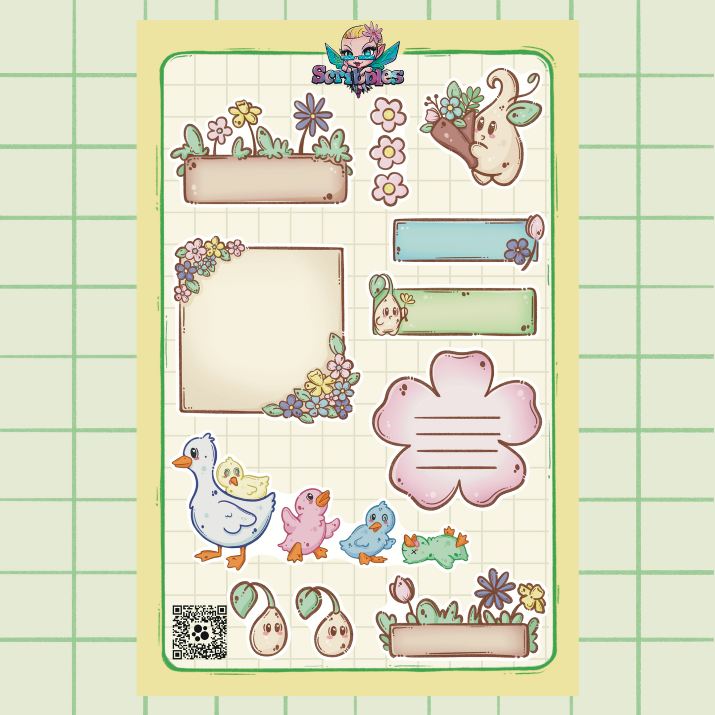 Spring Sticker Sheet Kit & Individual Sheets