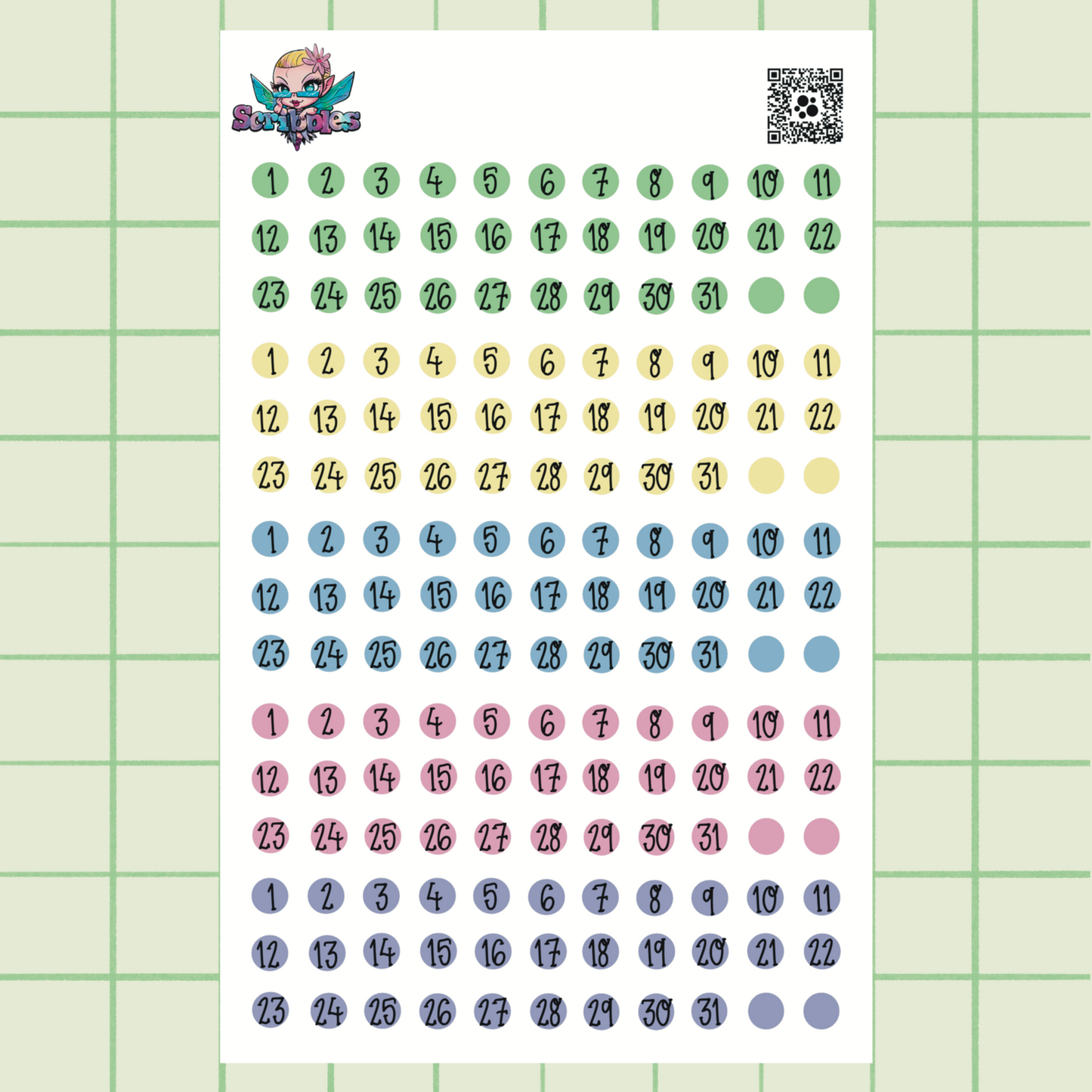 Spring Sticker Sheet Kit & Individual Sheets