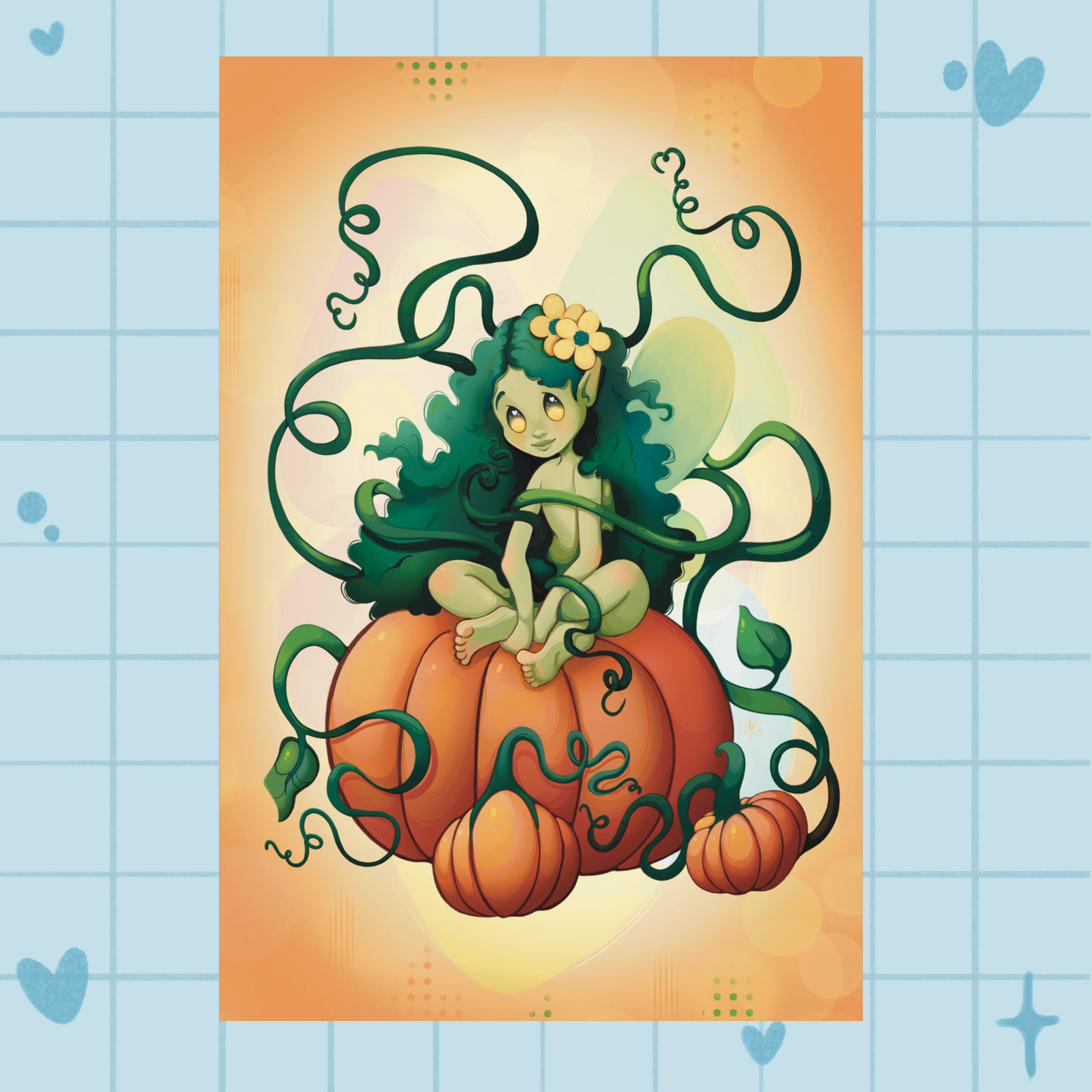 Pumpkin Fairy Print