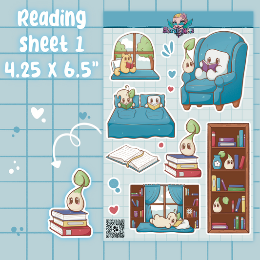 Reading Sticker Sheet Kit & Individual Sheets