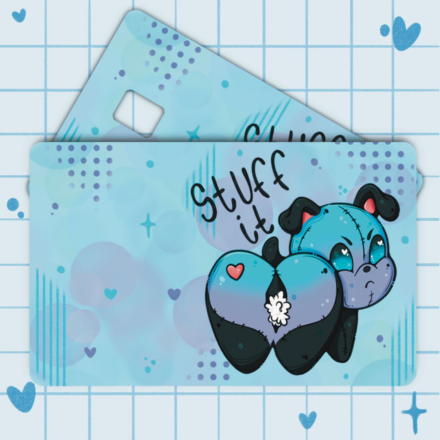 Stuff It Credit Card Cover Sticker