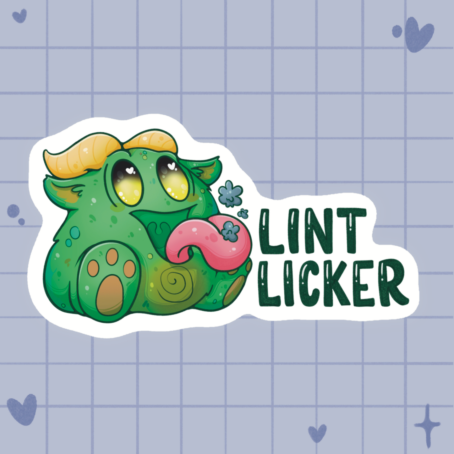 Lint Licker Sticker