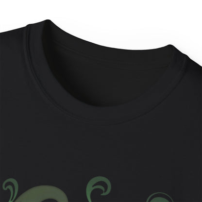 Witchy Cauldron Monster Graphic Tee — Halloween Shirt