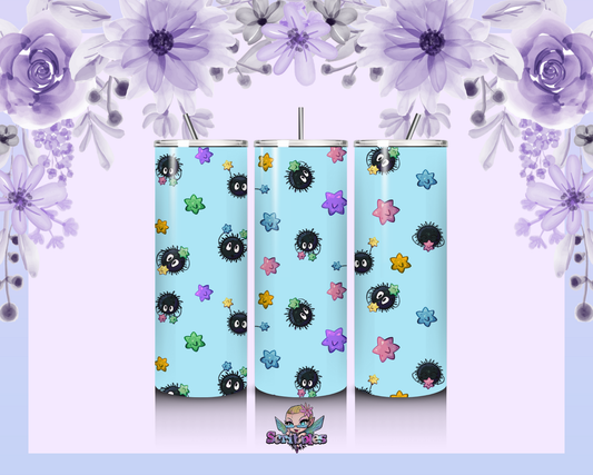 Soot Sprites 20oz Skinny Tumbler Design | Digital Download