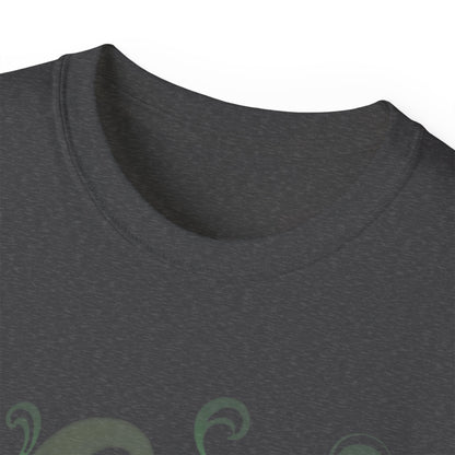 Witchy Cauldron Monster Graphic Tee — Halloween Shirt