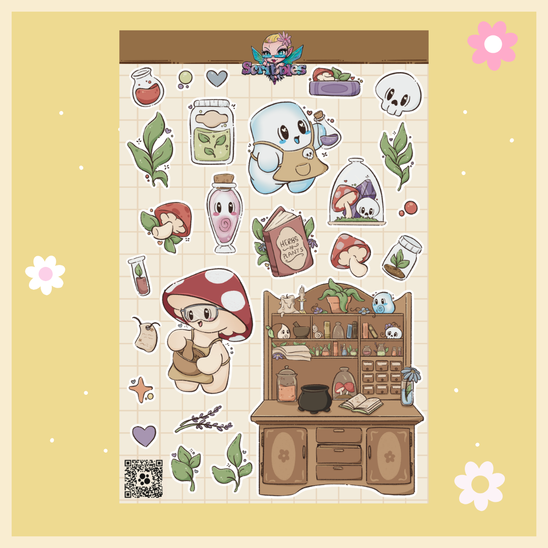 Apothecary 2 Sticker Sheet Kit