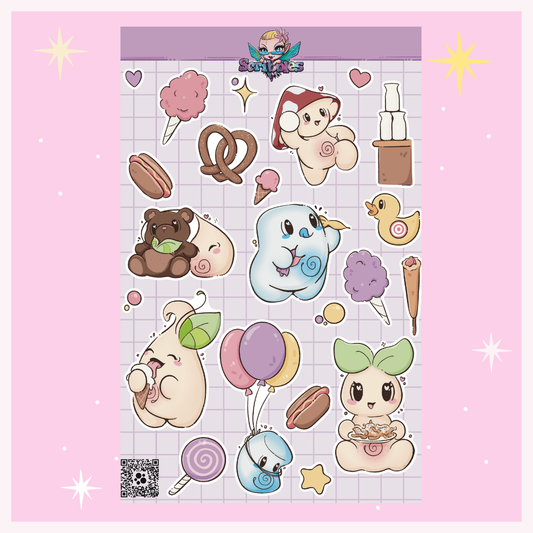 At The Fair Sticker Sheet