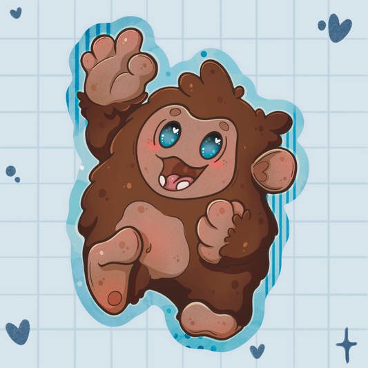 Bigfoot Sasquatch Individual Sticker