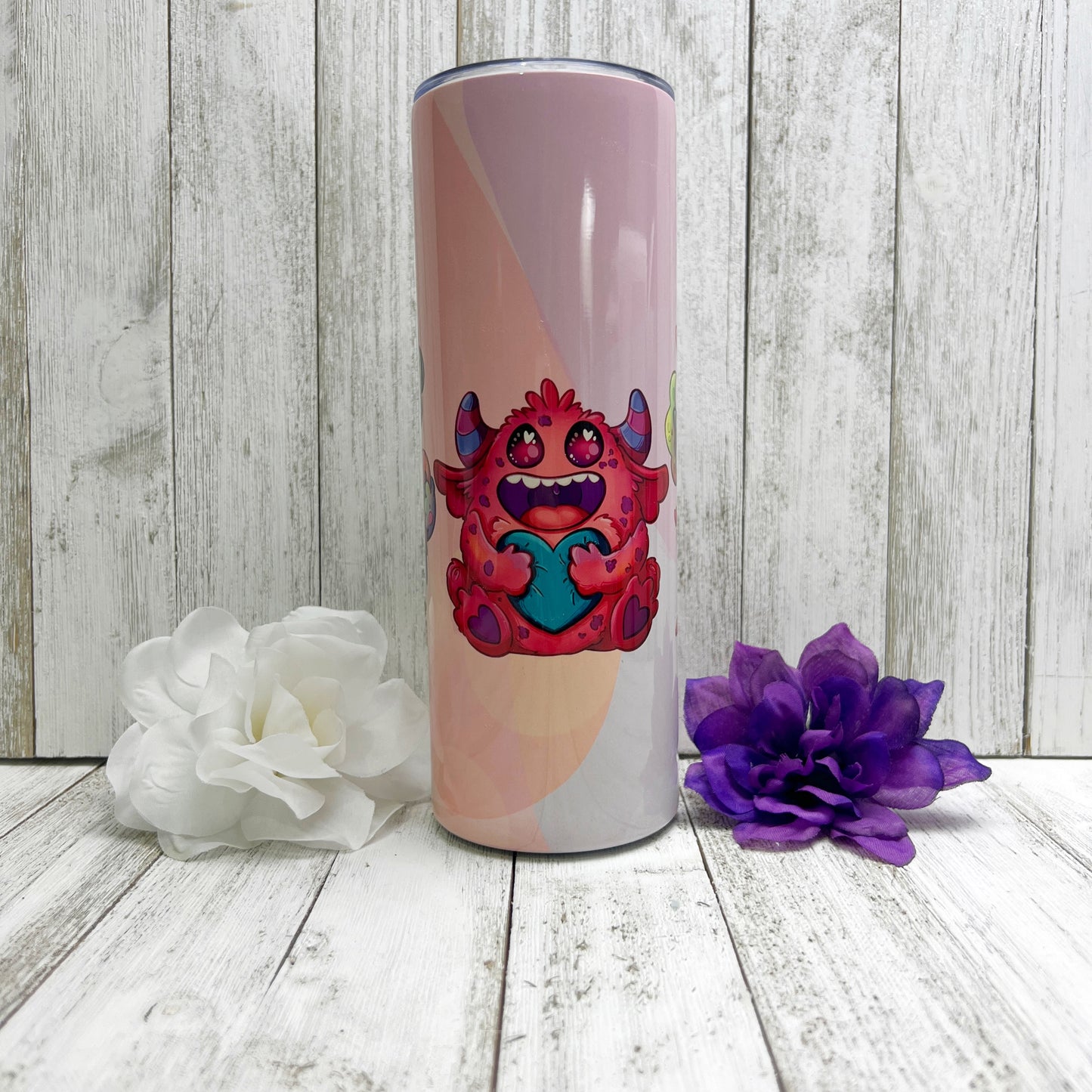 Valentine's Day Monsters Stainless Steel Tumbler