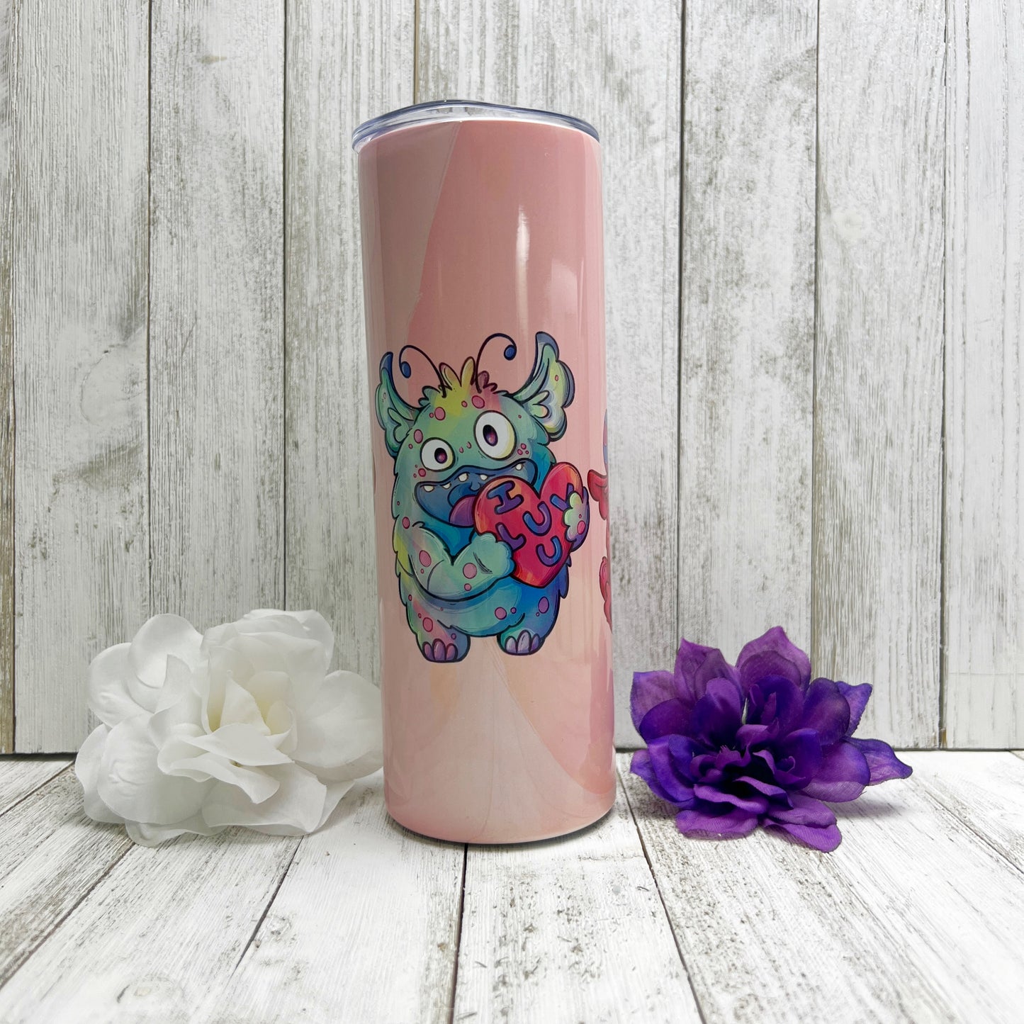 Valentine's Day Monsters Stainless Steel Tumbler