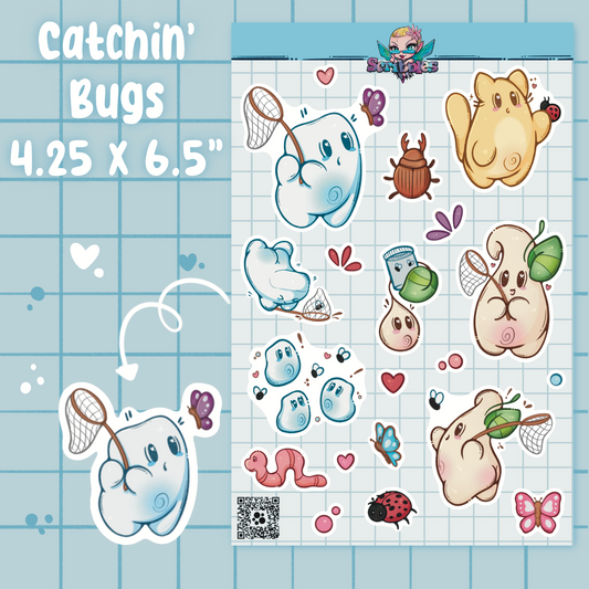 Catchin' Bugs Sticker Sheet