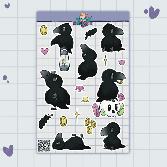 Crows Sticker Sheet