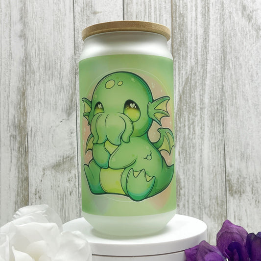 Cthulhu 18oz Glass Can