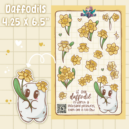 Daffodils Sticker Sheet