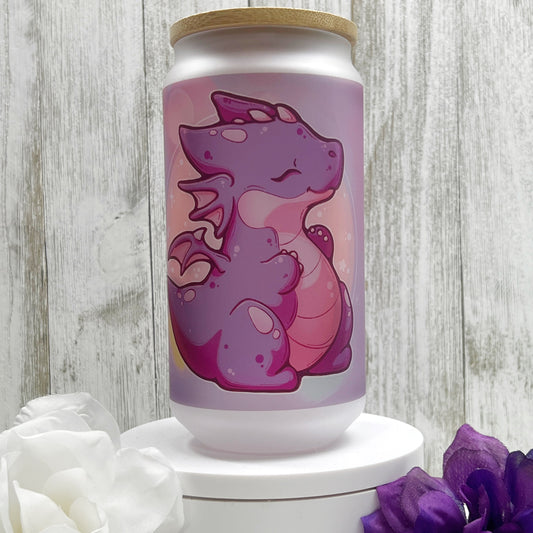 Dragon 18oz Glass Can