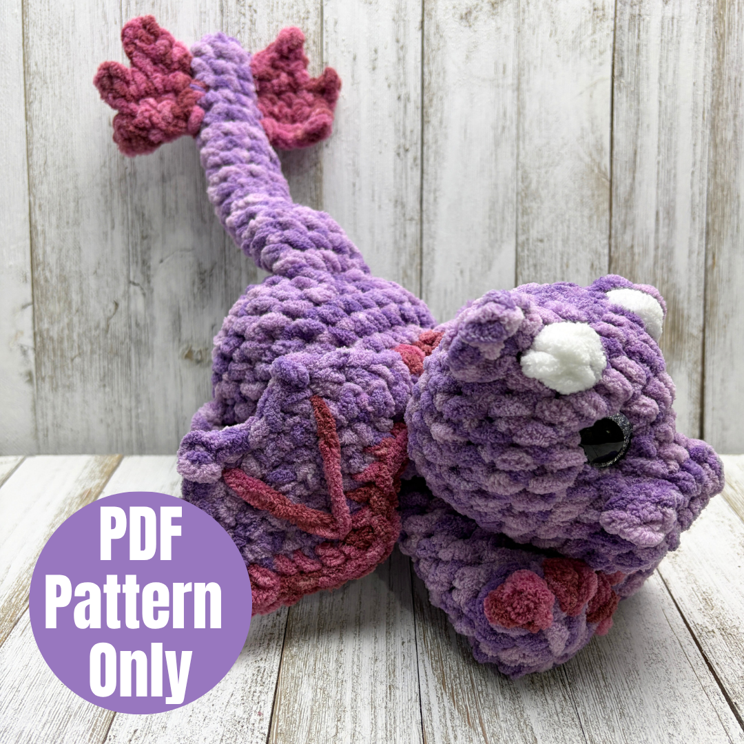 Dragon Splootie Patootie Crochet Pattern PDF